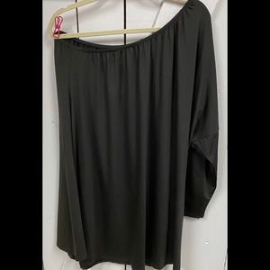 Shein 4X Sexy One Shoulder Black Dress NWOT